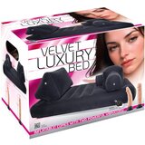 You2Toys Velvet Luxury - krevet za seks s ugrađenim seks strojem (crni) | shoptok.hr