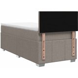  Boxspring krevet s madracem Sivosmeđa 100 x 200 cm Tkanina | shoptok.hr