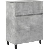 vidaXL Kopalniška enota Betonsko siva 60 x 35 x 80 cm Inženirski les, (5000245403) | Shoptok.si