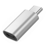 Blue Star OTG Pretvornik iz Ženskega Micro-USB v Moški USB-C Adapter, Srebrna, (5000276809) | Shoptok.si