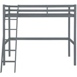 Støraa sivi uzdignuti krevet od borovine Alpi2, 90 x 200 cm Cijene