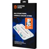 Canyon CS-5, PS5 Charger stand, with RGB light, 315*185*28mm, with 23CM+0.5cm cable, 475±10g, White - CND-CSPS5W | Shoptok.si