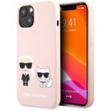 Karl Lagerfeld Originalen ovitek KLHCP13MSSKCI za iPhone 13 6.1 roza silikonska zaščita - Full Bodies Icon Cene