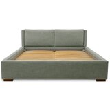 Scandic Sivi tapecirani bračni krevet s prostorom za odlaganje s podnicom 140x200 cm Dreamer – | shoptok.hr