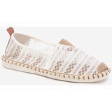 Boto Lace Women's Espadrilles With Mesh White Faylira | shoptok.hr