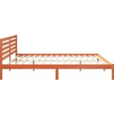  Krevetna konstrukcija s uzglavljem Voštano smeđa 200 x 210 cm | shoptok.hr