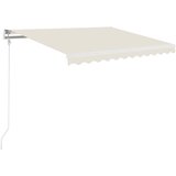 Maison Chic Ročno zložljiva tenda - Senčniki z LED lučmi 350x250 cm krem, (22041479) Cene