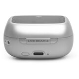 JBL Live Beam 4 srebrne bežicne s buke slušalice funkcijom smanjenja | shoptok.hr