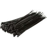 Logilink Vezice 100 kom, 200x2.5mm, crna u