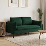 SOFA za dvije osobe 2-sjedalo Tamnozelena 188 x 81 x 89 cm Cijene