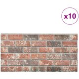  Zidne panele 10 pcs Tamno Smeđa i Siva 100 x 50 cm EPS pjena | shoptok.hr