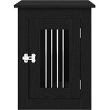 vidaXL Namještaj za pseću kabinu crni hrast 62x45x59 cm inženjerski drvo | shoptok.hr