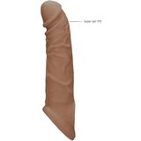 REALROCK Penis Sleeve 8 - ovoj za penis (21 cm) - temno naraven | Shoptok.si