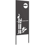  Privatnost u vrtu Crna 50 x 140 cm Hladno valjana čelična | shoptok.hr