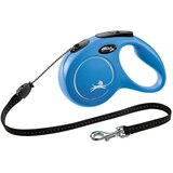 Flexi povodec Classic S, vrvica - 8 m (različne barve) modra | Shoptok.si