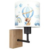 Brilagi Zidna lampa BOBO WOOD 1xE27/25W/230V hrast/crna/bela/plava/medvedići Cene