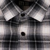 Kyoto-3 Fuji Flannel muška košulja belo-crna | ePonuda.com