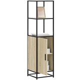 Furnova Visoka omara sonoma hrast 35,5x35x139 cm inž. les in kovina, (21954120) Cene