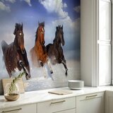  Foto tapeta - Horses in the Snow 100x70 Vodootporna | shoptok.hr