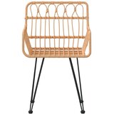  Vrtne stolice 2 kom s naslonima za ruke 56x64x80 cm PE ratan | shoptok.hr