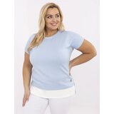 RELEVANCE Blouse-RV-BZ-A625.84-light blue | Shoptok.si