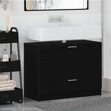  Kupaonski ormar Crni hrast 78 x 37 x 59 cm Konstruirano drvo | shoptok.hr