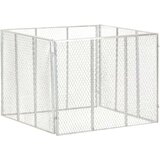  Vrtni kompostnik 100x100x77 cm pocinkano železo | Shoptok.si
