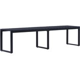  Vrtna klupa od PS ploče 180 cm crna | shoptok.hr