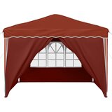  Zložljivi šotor za zabave 288 x 288 x 245 cm Terakota, (5000248666) | Shoptok.si
