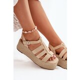 Boto Women's Sandals With Straps And Braiding Beige Pardauss | ePonuda.com