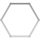  Povišeni vrtni krevet Izgled drva 129 x 129 x 45 cm | shoptok.hr
