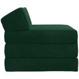 SOFA na razvlačenje Tamnozelena 200 x 70 x 10 cm Baršun | shoptok.hr