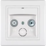 Priključnica antenska TV-FM 612P.000
