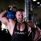  Knv kettlebell od lijevanog željeza 4 kg hms (plava) | shoptok.hr
