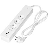 Orno Kabl beli OR-SH-17520(GS)/W Tuya Smart Wi-Fi produžni 2x USB | Eponuda.com