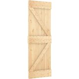 vidaXL Klizna vrata s priborom za montažu 70 x 210 cm masivna borovina | shoptok.hr