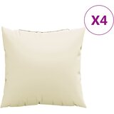  Jastuci za sofu 4 kom krem 40 x 40 cm od tkanine | shoptok.hr