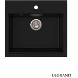 Ulgranit Granitna sudopera 56x51cm Crna Mat ULG560 ø90 Cene