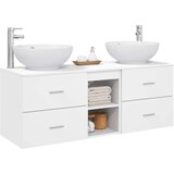  Set namještaja za kupaonicu 3 kom. Bijela 49,5 x 44,5 x 65 cm | shoptok.hr