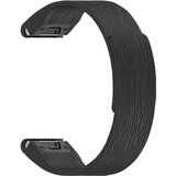 INF Združljiv 20/22/26 mm magnetni silikonski pašček za uro Garmin Multi-Models Black 22 mm, (5000079115) | Shoptok.si