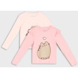 Sinsay Paket od 2 majica s dugim rukavima Pusheen the cat | shoptok.hr