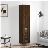vidaXL Visoka omara rjavi hrast 34,5x34x180 cm inzenirski le | Shoptok.si