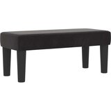  Krevet s Oplatom s Madracem i Klupom Crni 90x200 cm Baršun | shoptok.hr