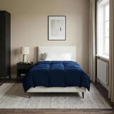 Puni Polna celoletna prevleka Temno modra 135 x 200 cm Mikrovlakna, (5000284564) | Shoptok.si