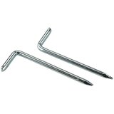 VOLTOMAT Kukasti čavli (Ø x D: 3 x 50 mm, Čelik, Galvanski pocinčano, 25 Kom.) | shoptok.hr