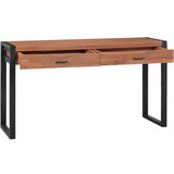 Furnova Pisalna miza z 2 predaloma 140x40x75 cm tikovina, (21925169) | Shoptok.si