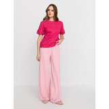 Sinsay Pamučna bluza s dekorativnim cvjetovima na rukavima | shoptok.hr