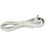 priključni kabl 16A 250V 3500W, beli, 2m, bulk H05VV-F 3G1,5 C0514M