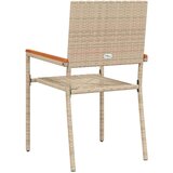 vidaXL Vanjske Stolice 4 pcs Krema, smeđa | shoptok.hr