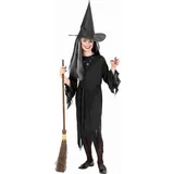 Čarovniški kostum z obleko, pasom in klobukom - 158 cm / 11 - 13 let